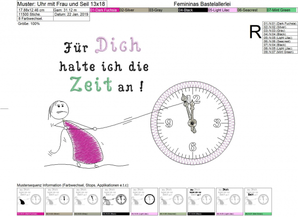 Für Dich halte ich.....
